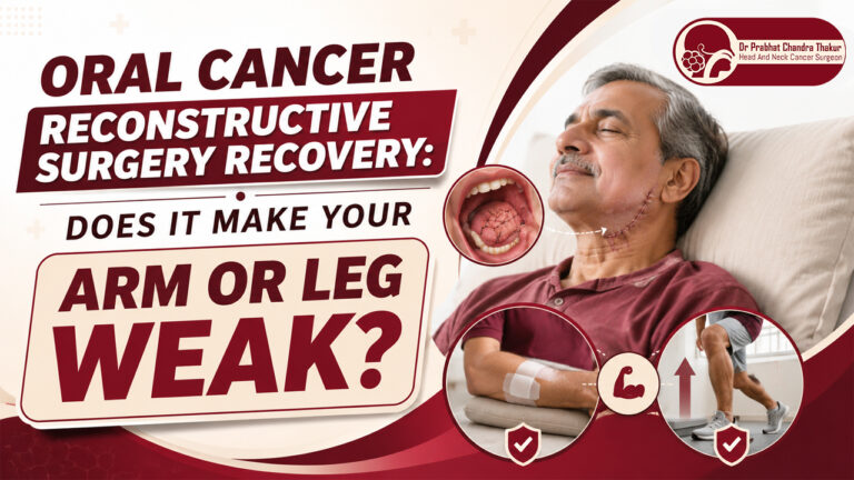 Oral cancer reconstructive surgery recovery